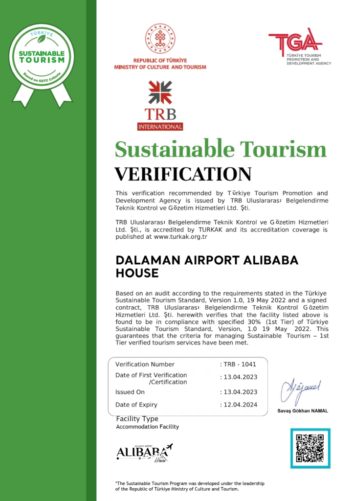 Sustainability Certificate